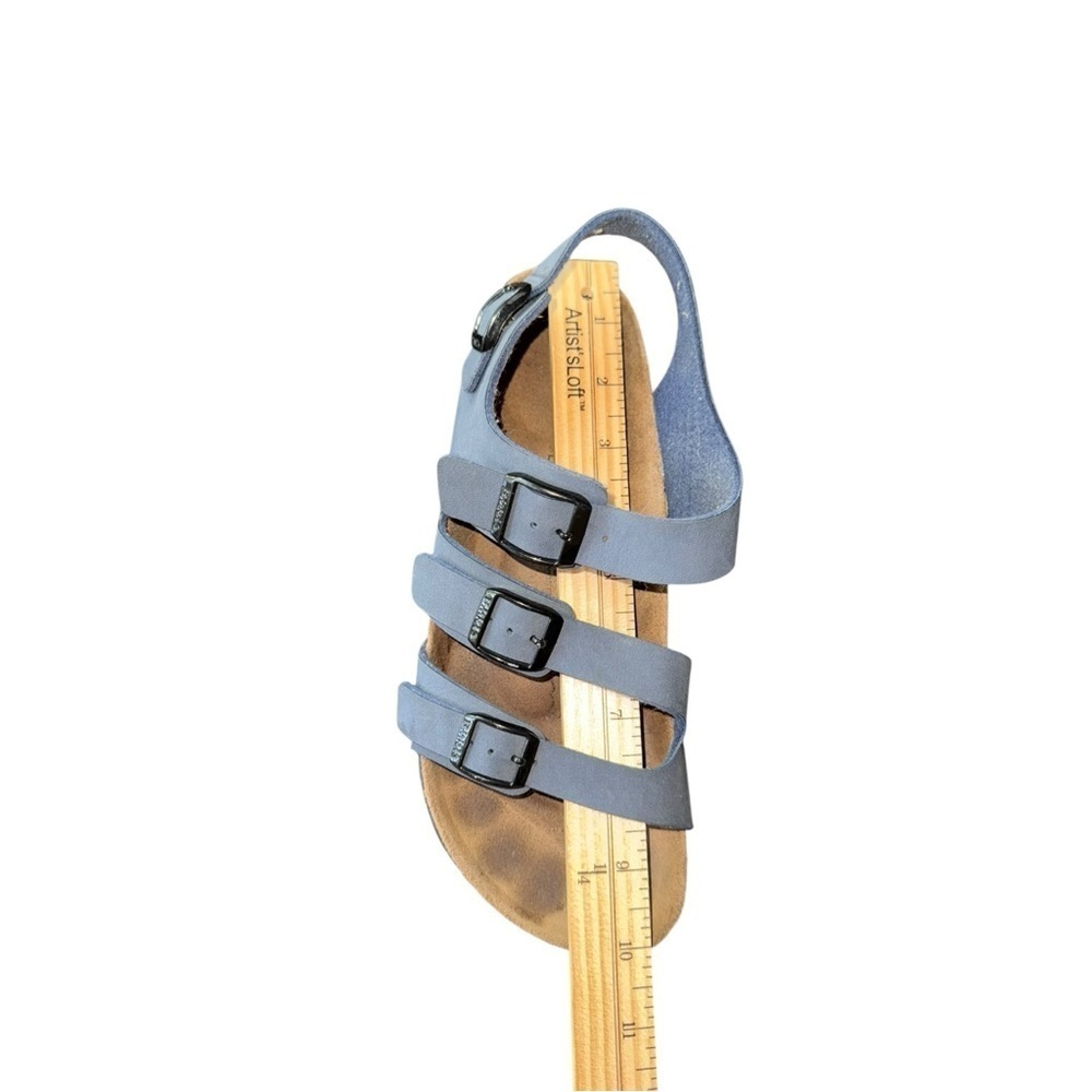 Birkis by Birkenstock Ellice Slingback Sandals Slate Blue Size  39 L8 M6 - Picture 13 of 15
